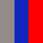 Gray / blue / red